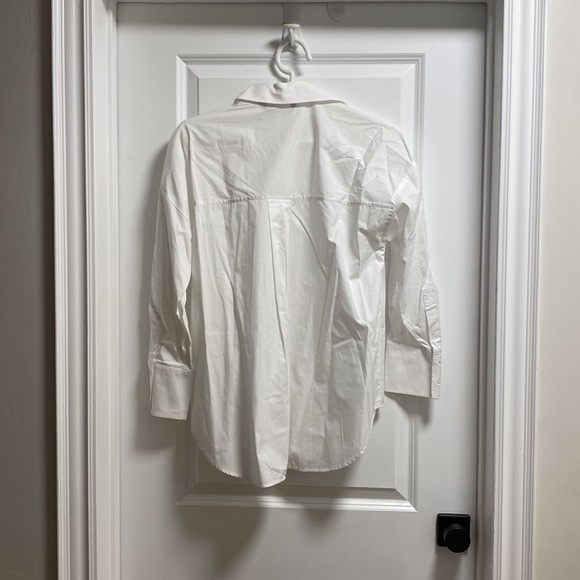 White oversized button down - Zara - Picture 2 of 3